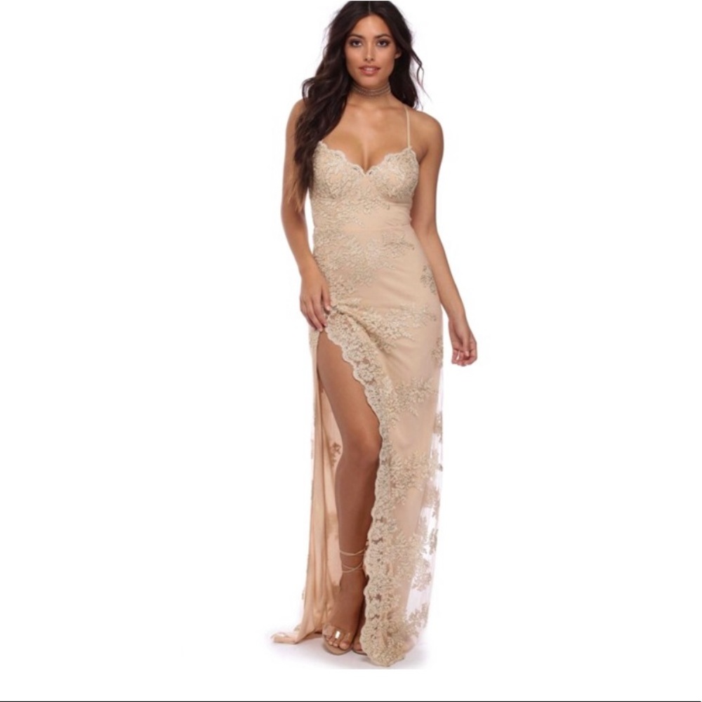 Anastasia lace formal dress